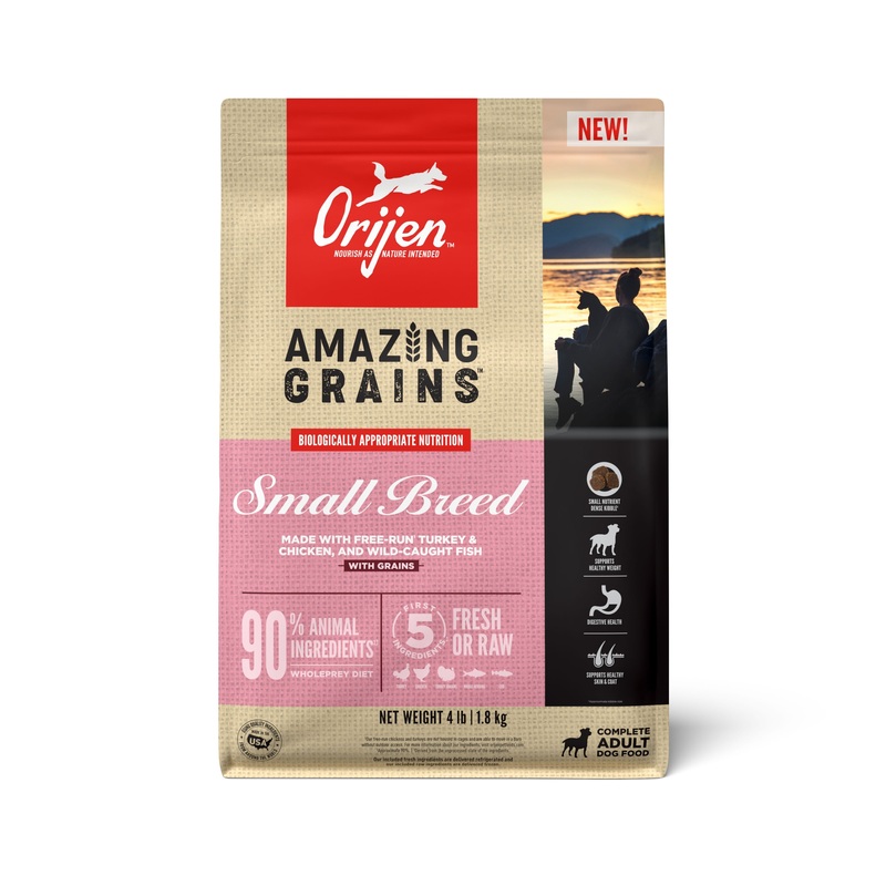 ORIJEN Amazing Grains Small Breed Dog Food Small Breed 4 lb