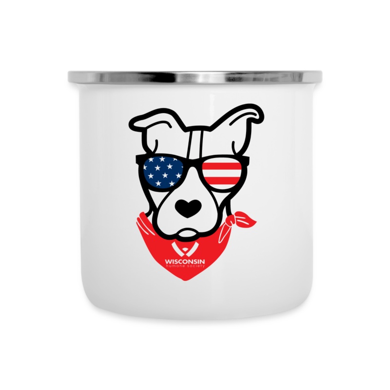USA Dog Camper Mug One Size