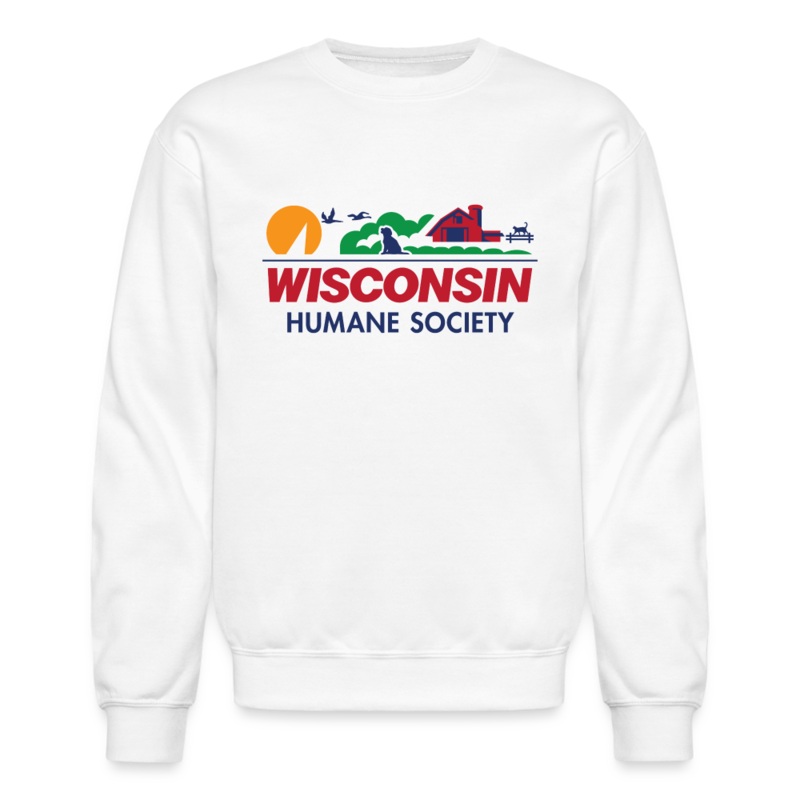 WHS License Plate Crewneck Sweatshirt white S