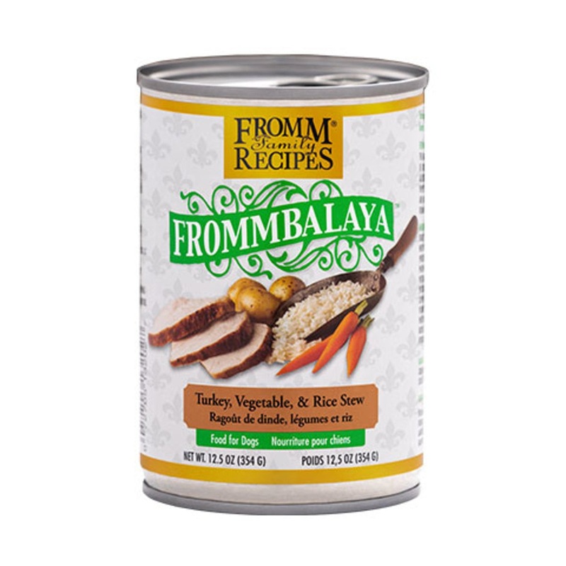 Fromm Frommbalaya Wet Dog Food – Turkey, Vegetable, & Rice Stew – 12.5oz Can