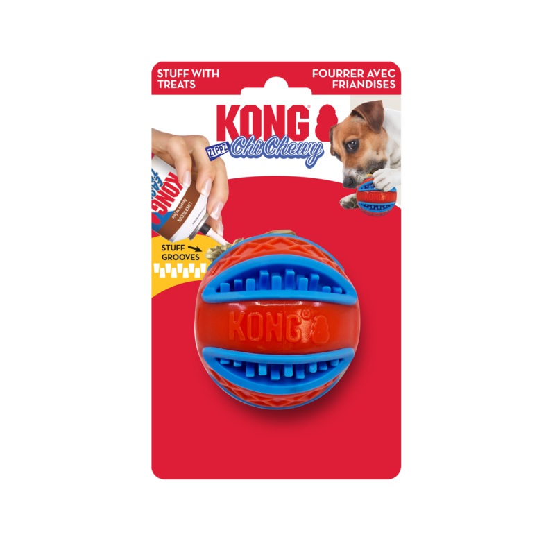 Kong ChiChewy Zippz Ball Medium
