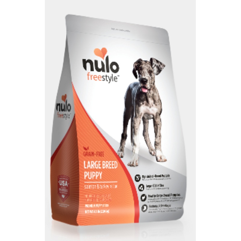 Nulo Freestyle High-Protein Kibble for Large Breed Puppies Salmon & Turkey Recipe Dry Dog Food