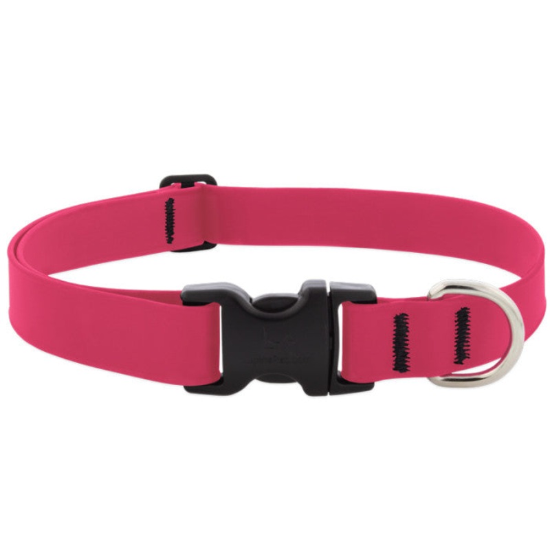 Splash Waterproof Dog Collar 9″-14″, 3/4″ Wide – Neon Pink