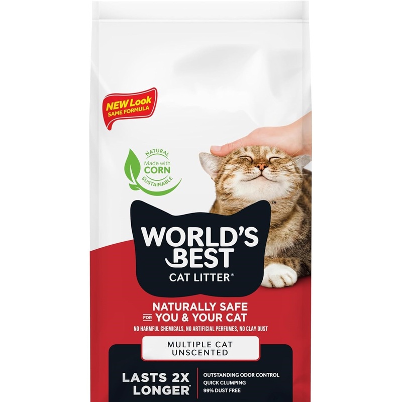 World’s Best Multiple Cat Clumping Formula Cat Litter