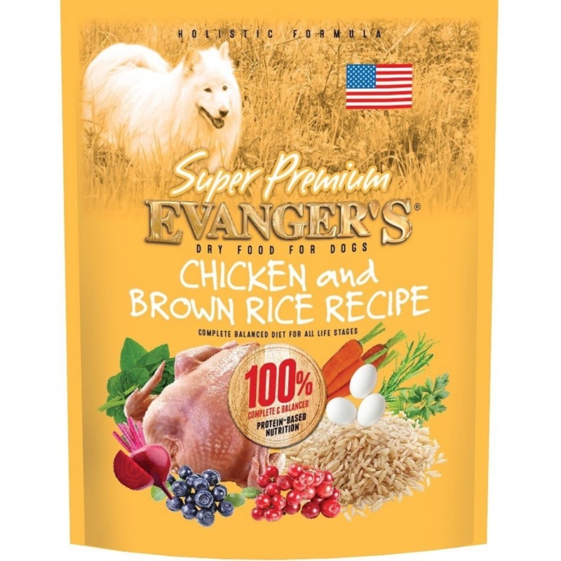 Evanger’s Super Premium Chicken with Brown Rice Dry Dog Food