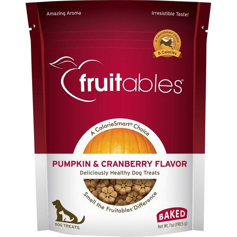 Fruitables Crunchy Pumpkin & Cranberry Dog Treats 7 oz