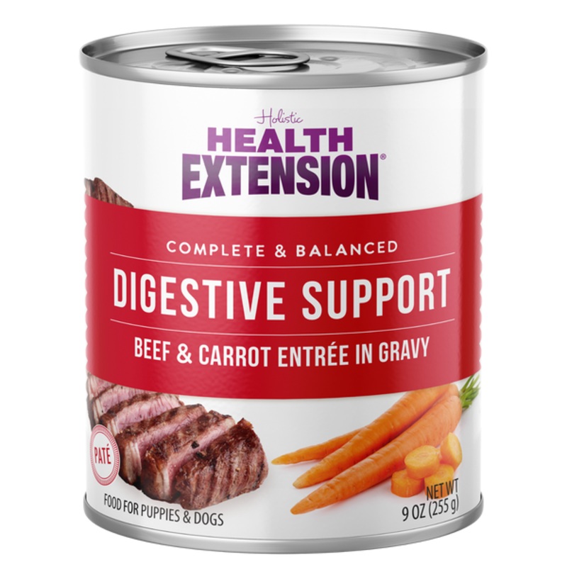 Health Extension Digestive Support, Beef & Carrot Entree in Gravy Dog Food