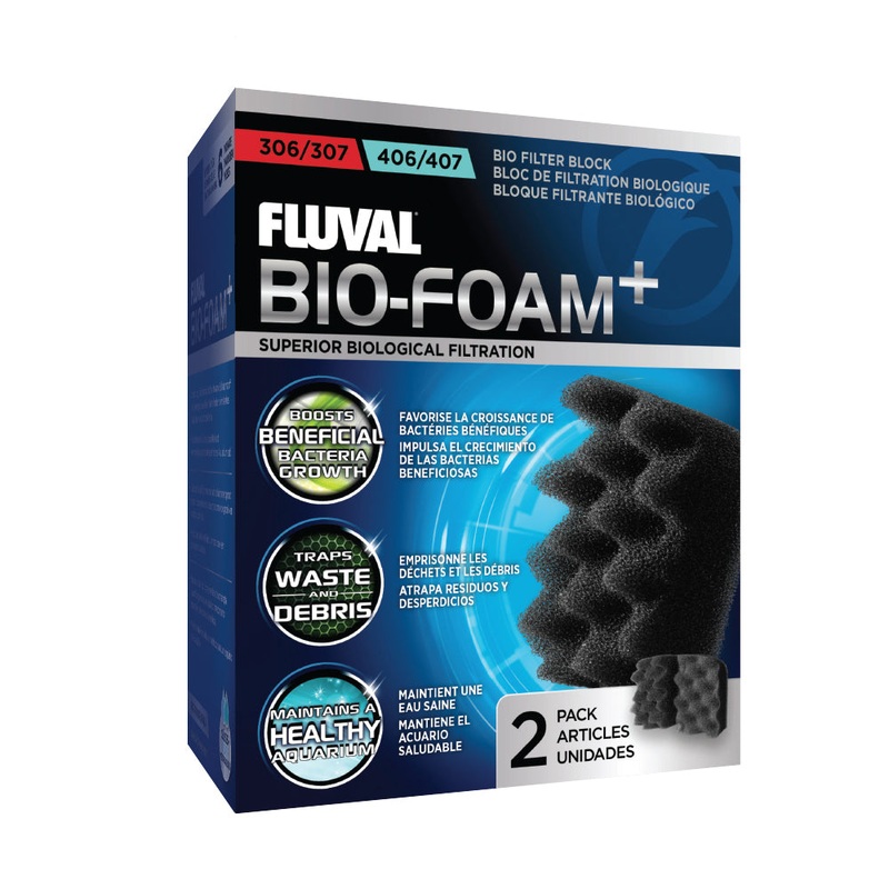 Fluval 306/406 and 307/407 Bio-Foam+ – 2 pack