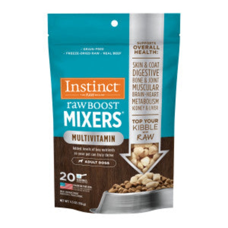 Instinct Raw Boost Mixers Multivitamin For Adult Dogs Freeze-Dried Food Topper 5.5 Oz