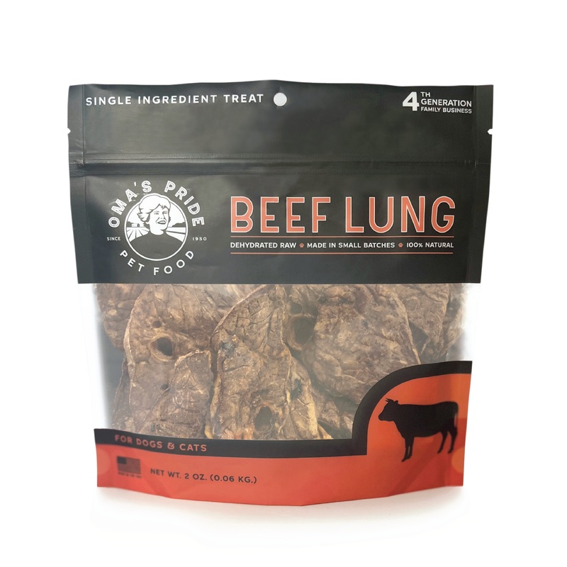 Oma’s Pride Beef Lung Treats