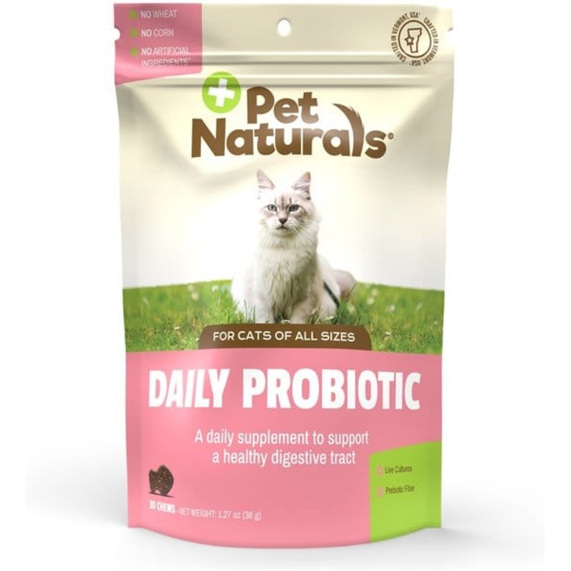 Pet Naturals Daily Probiotic Chews for Cats 30 count