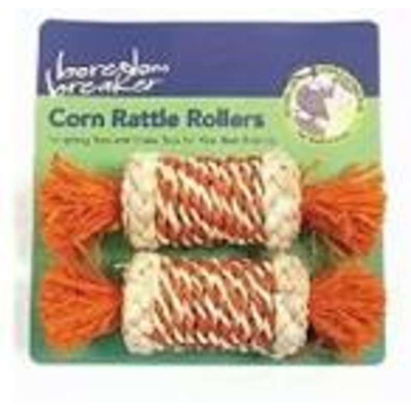 Boredom Breaker Corn Rattle Rollers 2pk