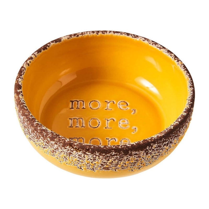 Ethical Pet More, More, More Dog Dish Mango 5 in