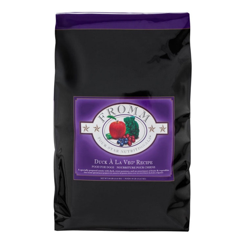 Fromm Four-Star Duck A La Veg Dry Dog Food 5-lb