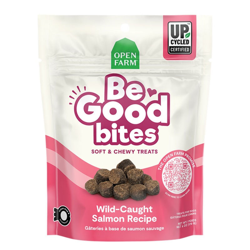 Open Farm Be Good Bites Wild-Caught Salmon Recipe Dog Treats 6 oz