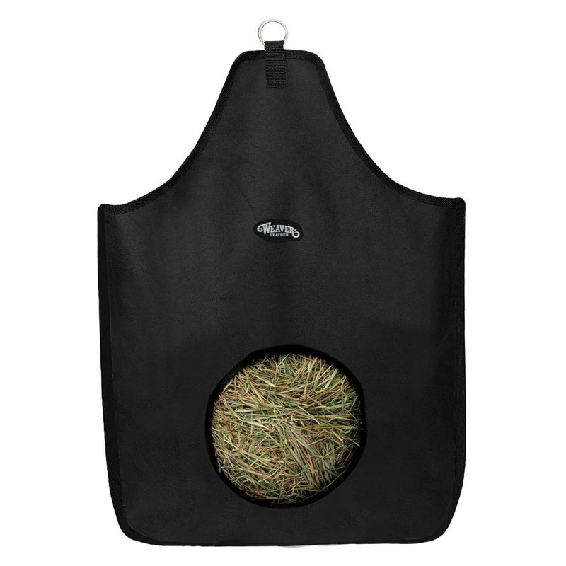Weaver Hay Bag with Round Hole Black