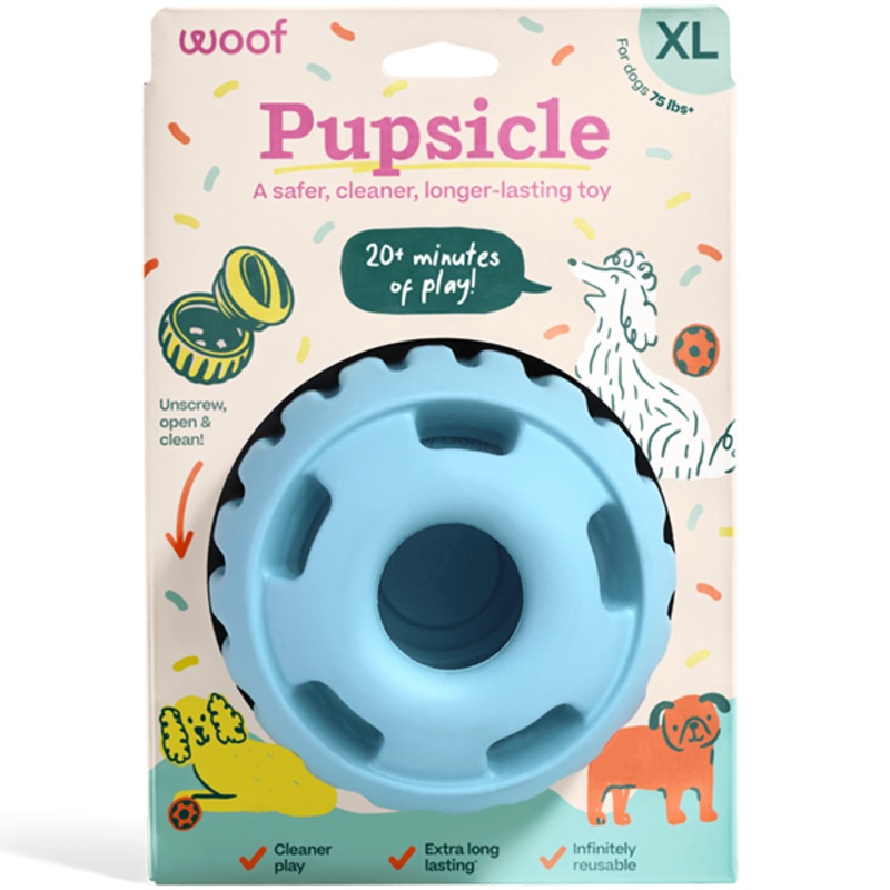 Woof Pet Dog Pupsicle Toy X-Large Blue