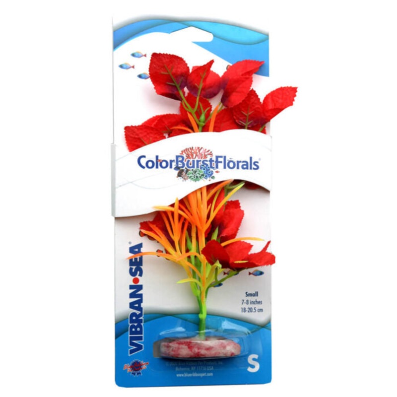 Blue Ribbon Colorburst Florals Willow Leaf Silk Plant Red small