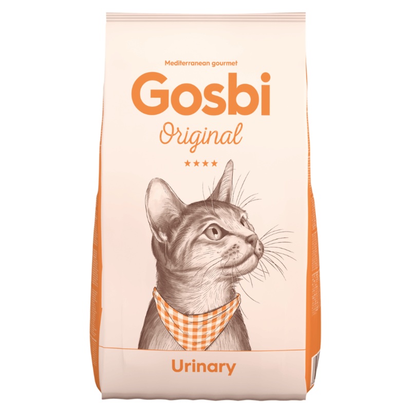 Gosbi – Original, Chicken, Salmon, and Tuna, Adult Dry Cat Food  Sterilized, Urinary Care 1kg-7kg 1kg