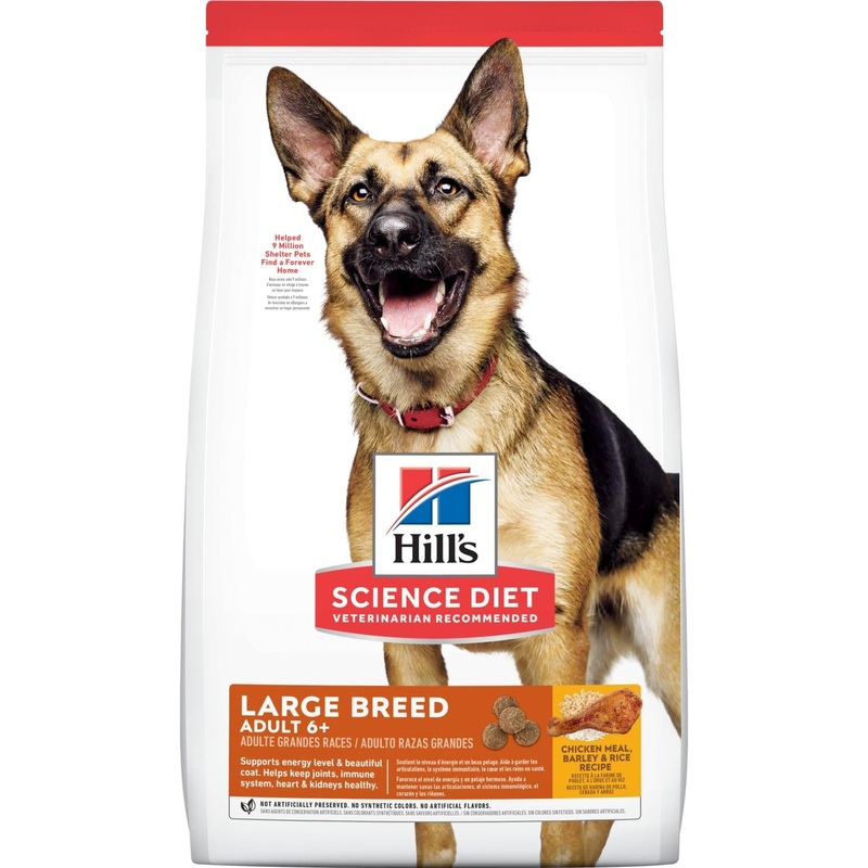 Hill’s Science Diet Adult 6+ Large Breed dog food 33 lb