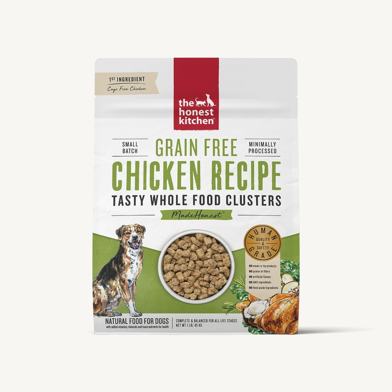 THE HONEST KITCHEN WHOLE FOOD CLUSTERS – GRAIN FREE CHICKEN 1LB