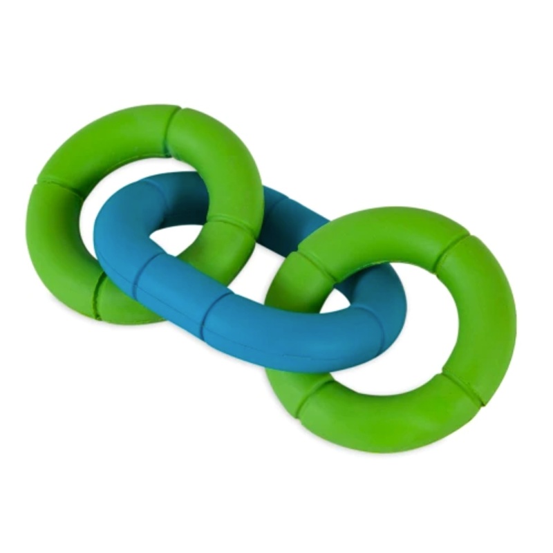 JW Invincible Chains Tug Toy Mini – rings measure 2.25″ across