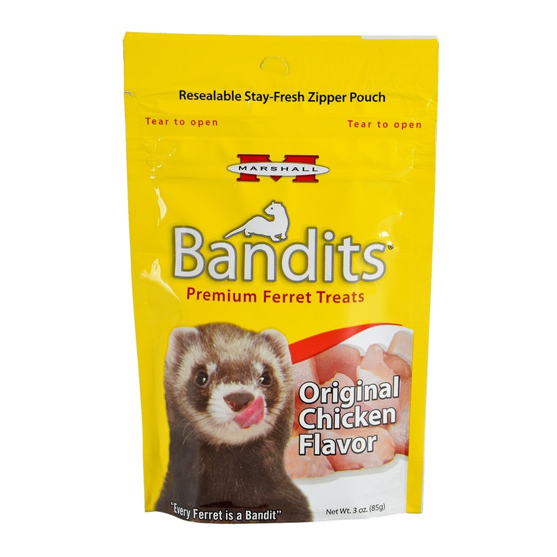 Marshall Bandits Ferret Treats Original Chicken Flavor 3 oz.