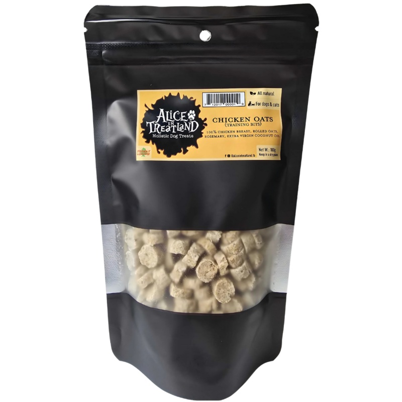 Alice in Treatland – Chicken Oat Training Bits 100g