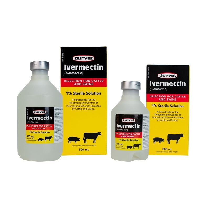 Durvet Ivermectin Injection 1% 500 mL