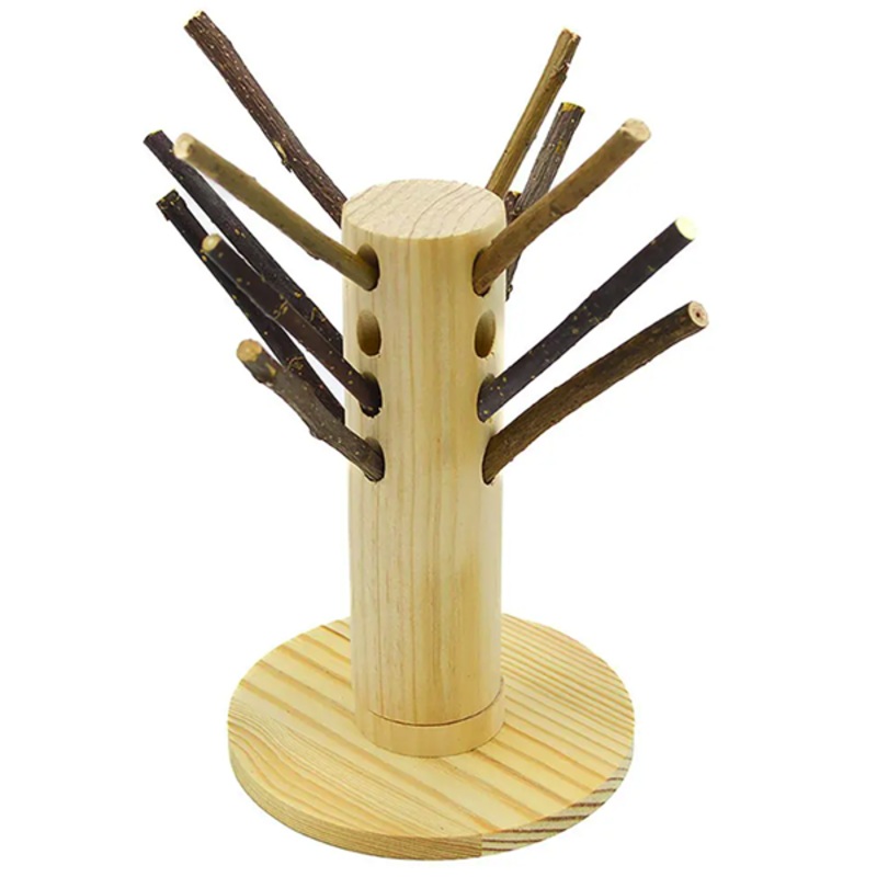 Enriched Life Apple Twig Tree Wooden Enrichment Small Animal Toy One Size
