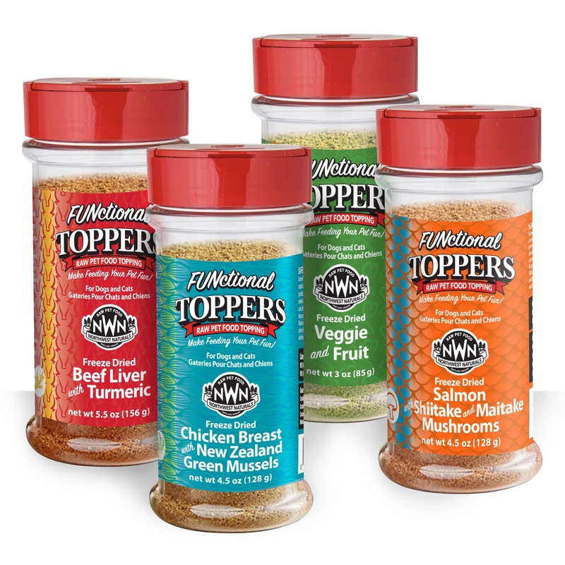 Northwest Naturals Freeze Dried Toppers 4.5 oz – Salmon with Shiitake and Maitake Mushrooms