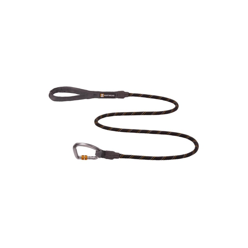 Ruffwear Knot-A-Leash Black Rope Dog Leash 5 ft 11 mm Obsidian