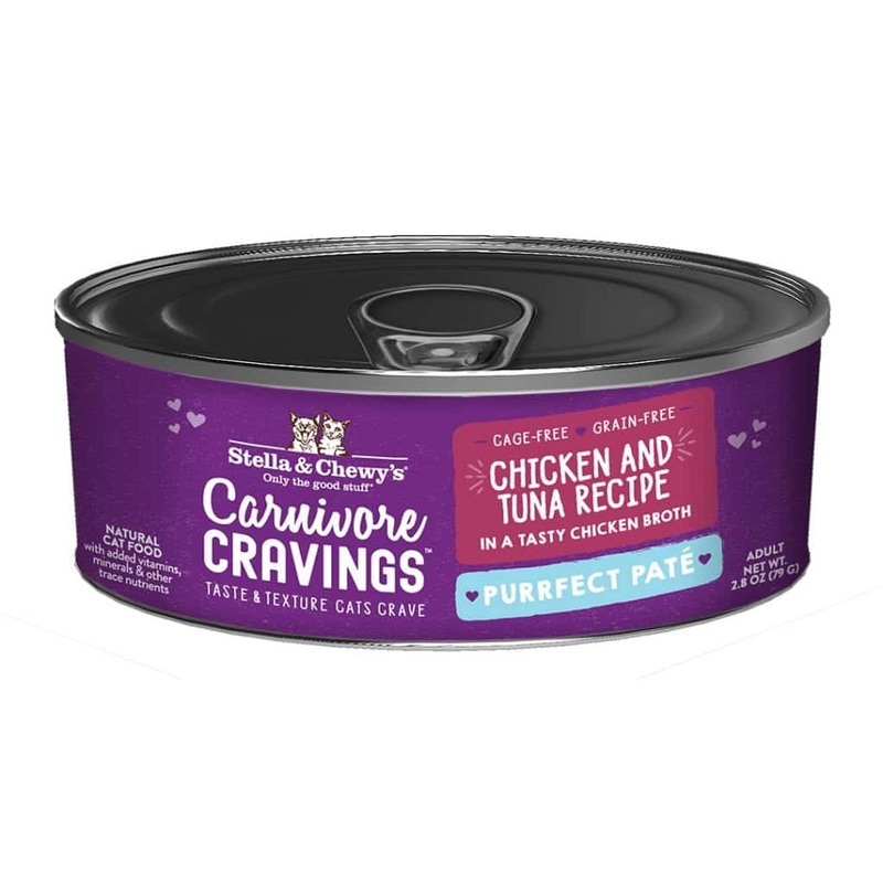 Stella & Chewy’s Carnivore Cravings Purrfect Pat Chicken & Tuna Recipe Wet Cat Food