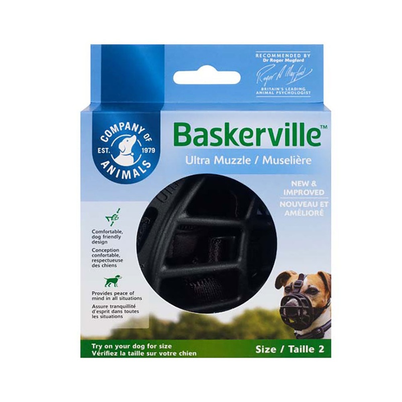 The Company of Animals Baskerville Ultra Muzzle for Dog Size 2