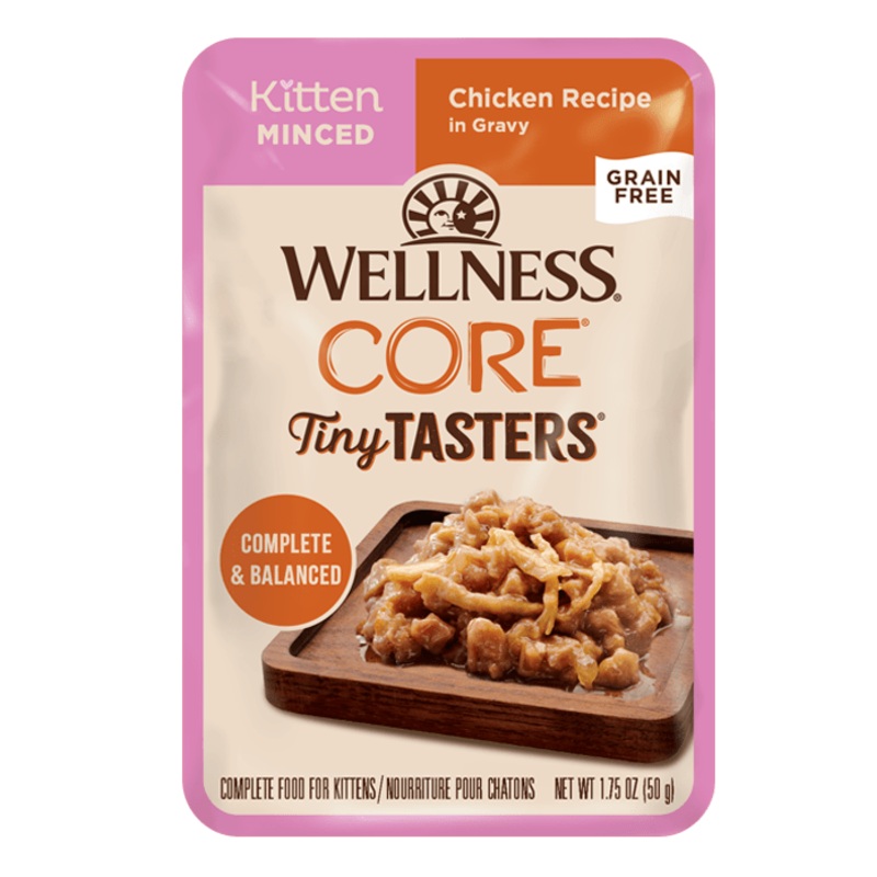 Wellness CORE Tiny Tasters Kitten | Minced Chicken Wet Food
