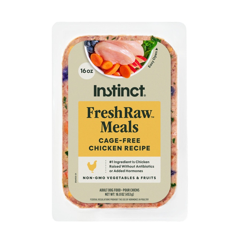 Nature’s Variety Instinct Dog Food Fresh Raw Meals for Dogs 8oz Chicken