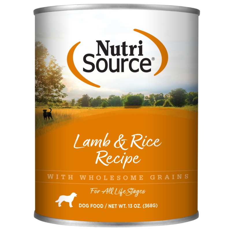 NutriSource Lamb & Rice Formula Healthy Wet Dog Food 13oz