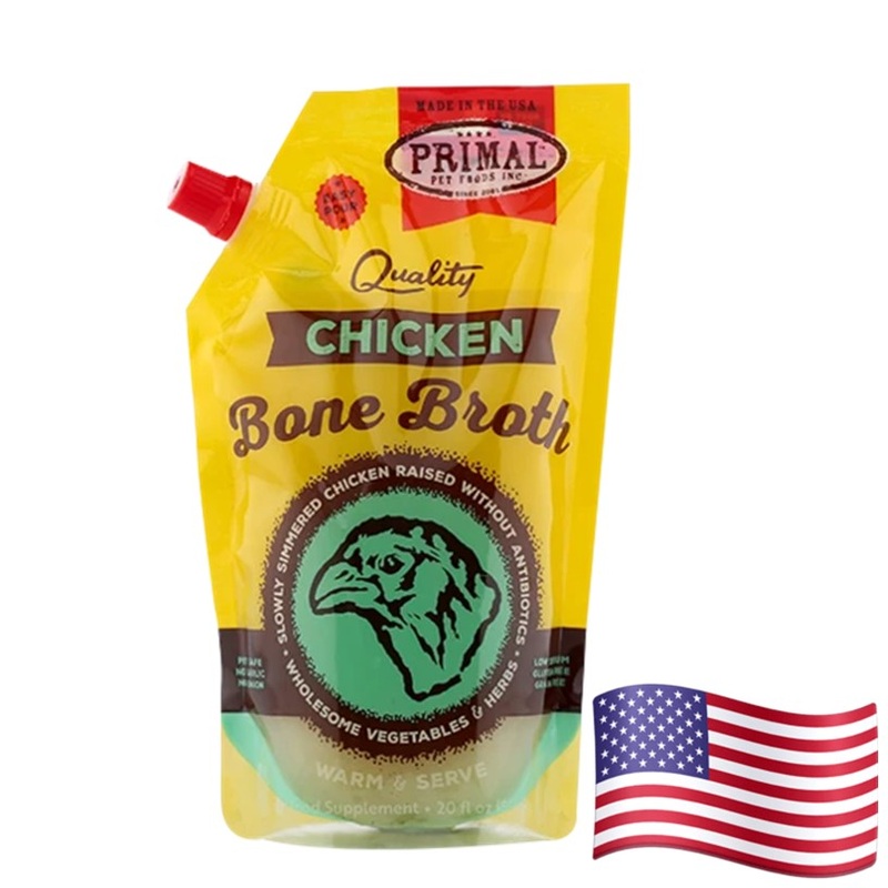 Primal Frozen Chicken Bone Broth 20-oz