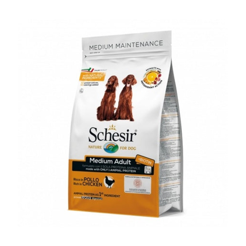 Schesir Medium Adult Maintenance with Chicken[Weight – 12kg]