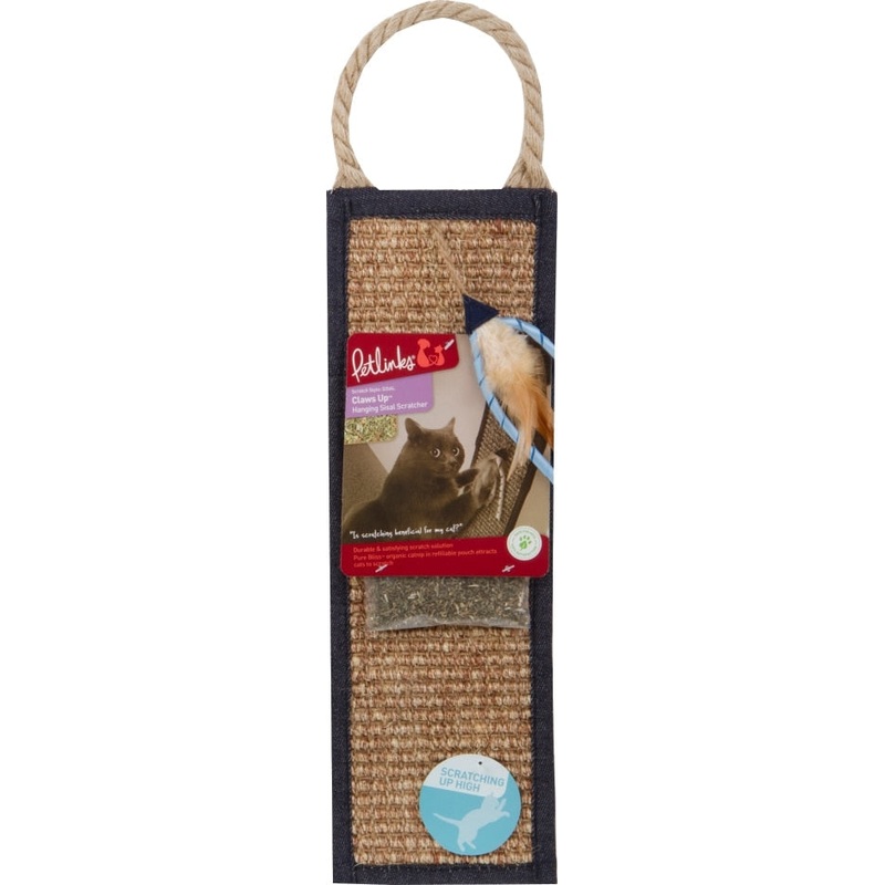 CLAWS UP HANGING SISAL SCRATCHER