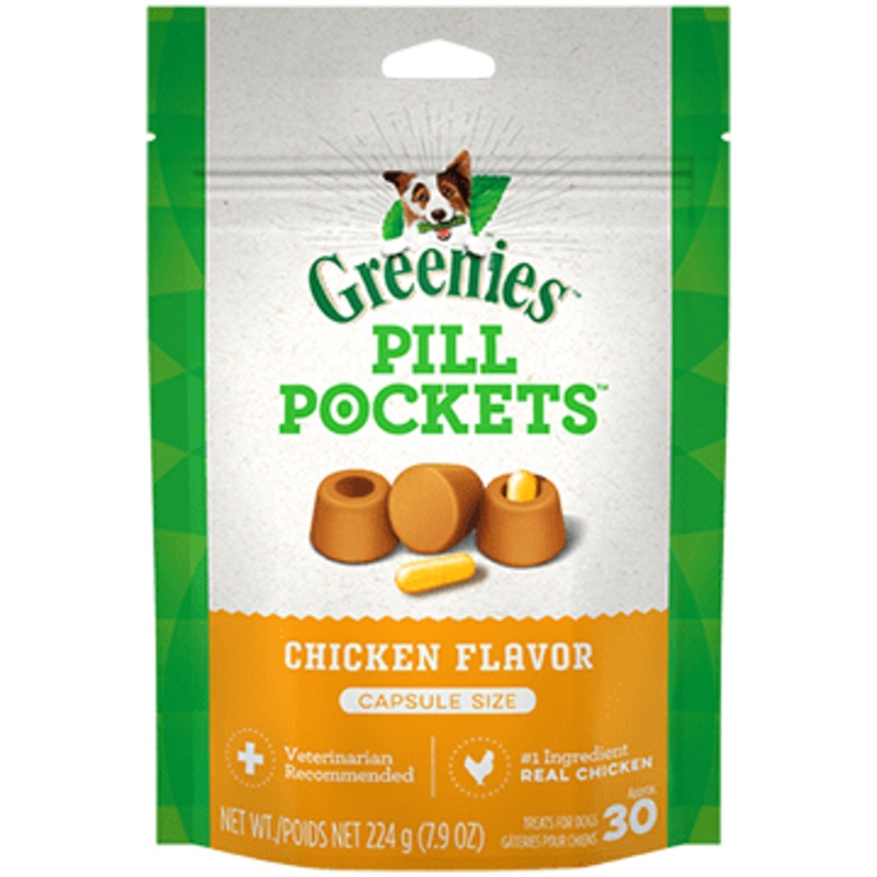 Greenies Pill Pockets Chicken Dog 7.9oz Cap