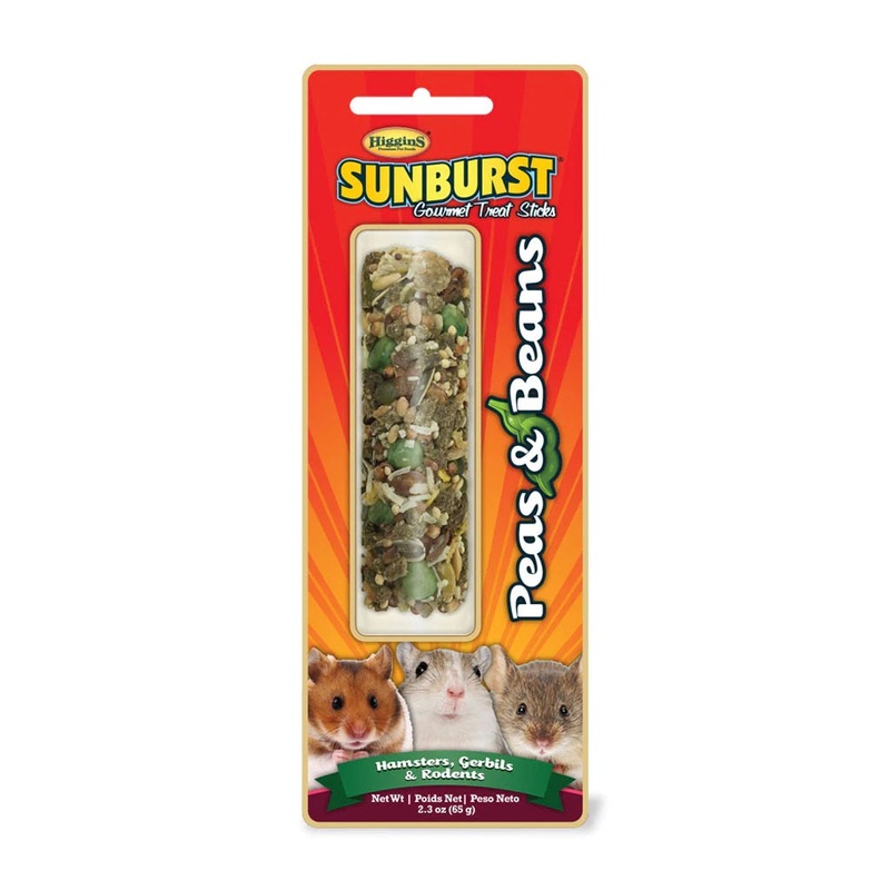 Higgins Sunburst Gourmet Treat Sticks Peas & Beans 2.3 oz