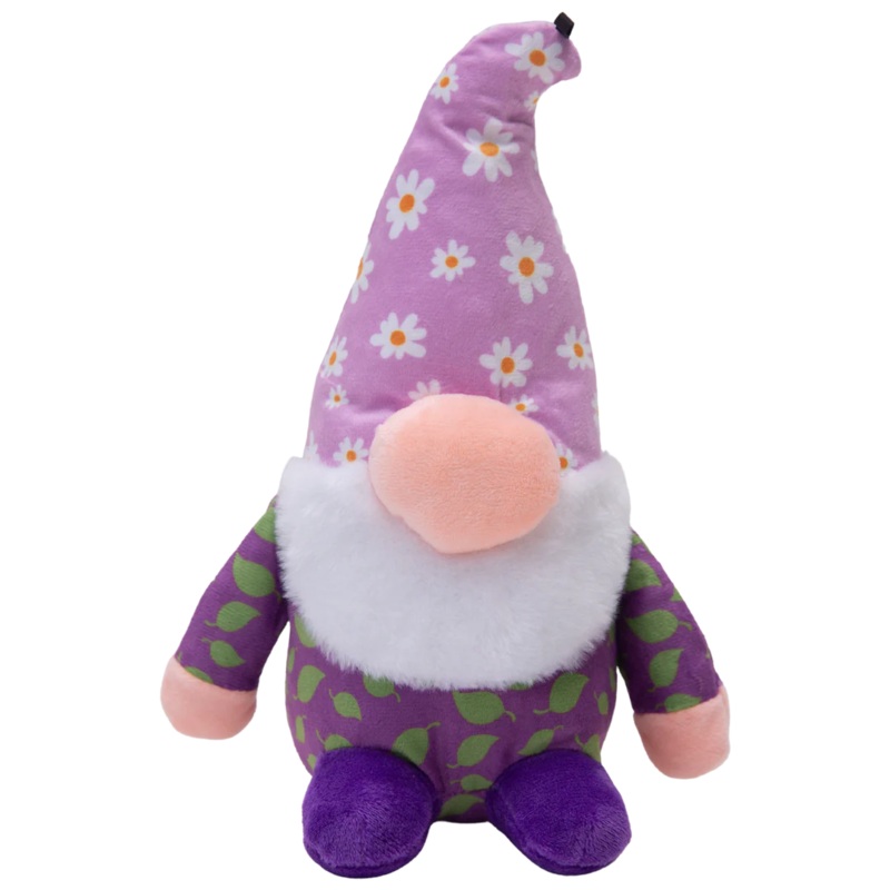 Snugarooz Daisy the Gnome Dog Toy 10″