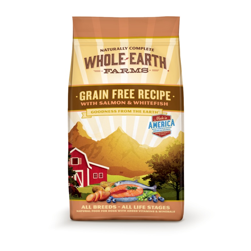 Whole Earth Farms Grain Free Recipe Salmon and Whitefish Dry Dog Food