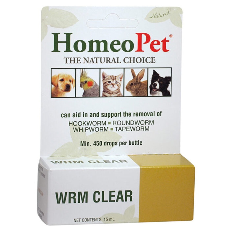 HomeoPet WRM Clear 15 ml.