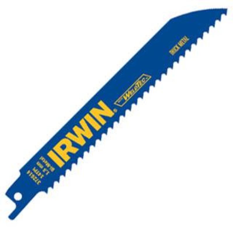 Irwin Metal Cutting Reciprocating Bi-Metal Blades 8-Inch, 18 TPI 8-Inch 18 TPI