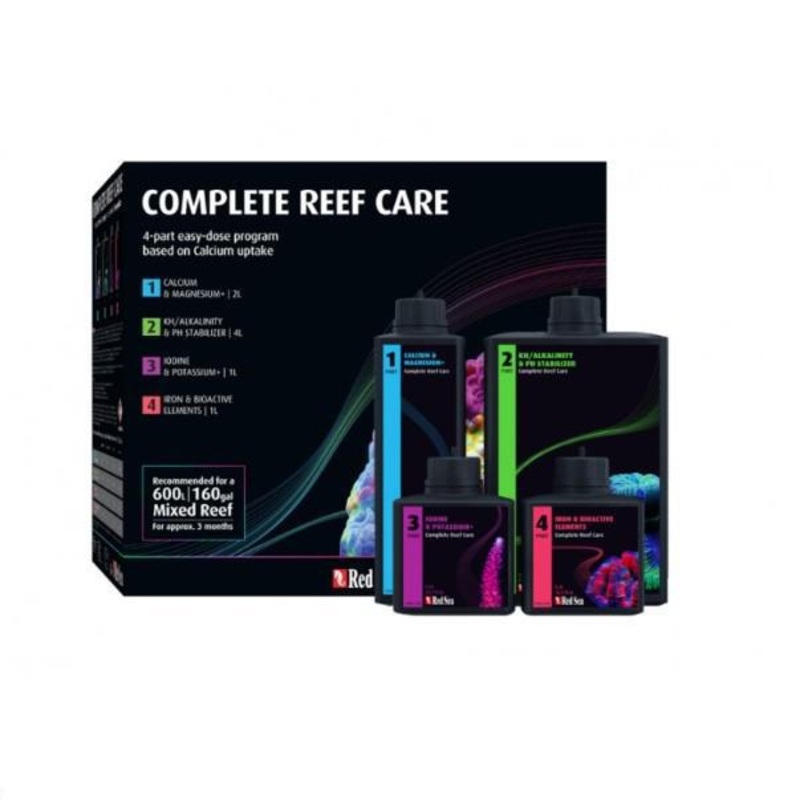 Red Sea 4 Part Complete Reef Care Dosing System Small (<40 gallon)