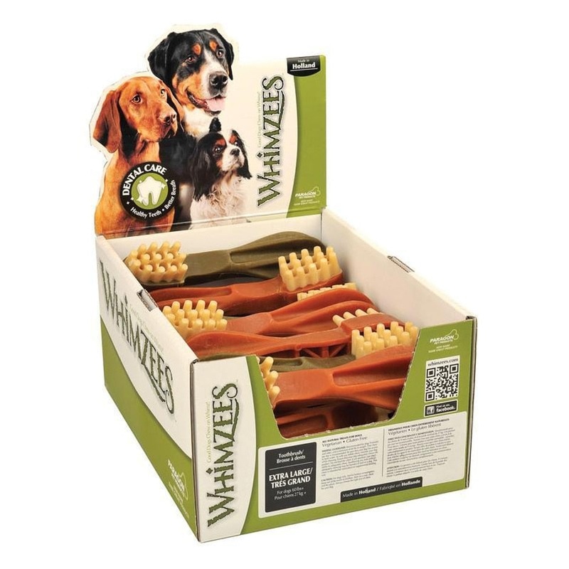 Whimzees Brushzees Display XL-18 Count