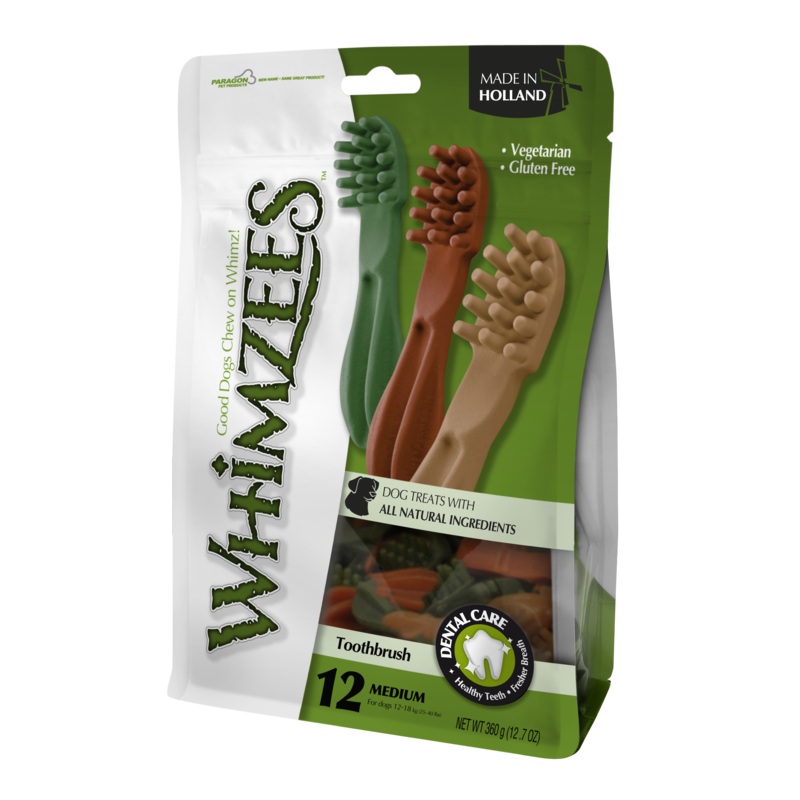 Whimzees – Toothbrush Star Dog Treat (12pk) Medium