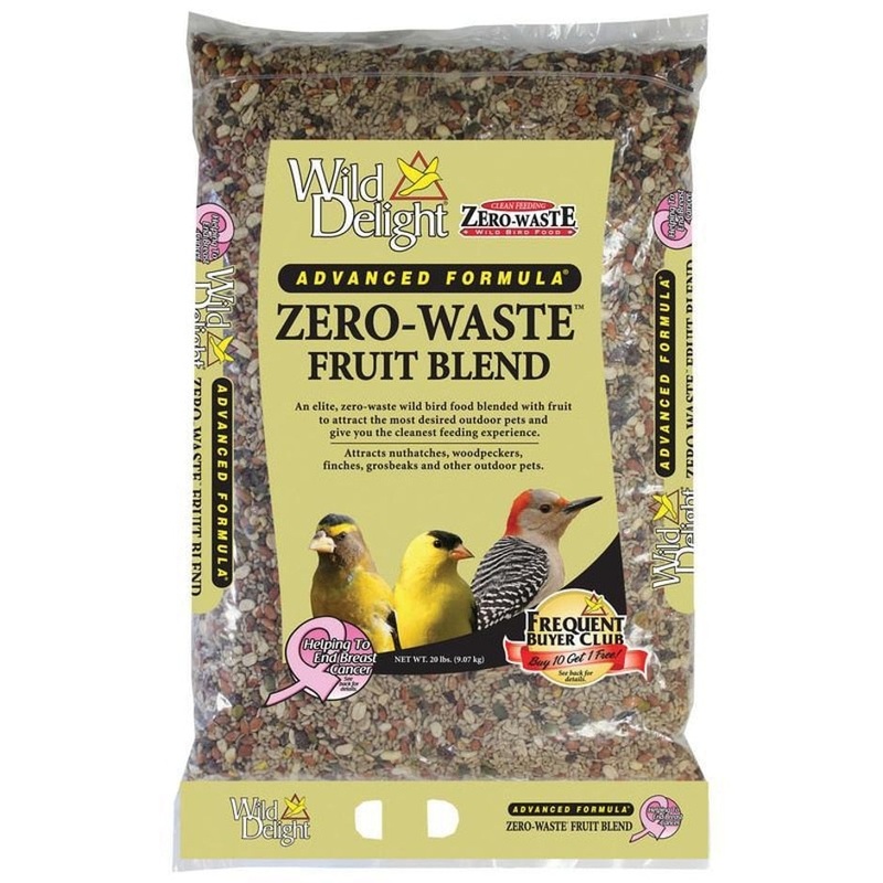 WILD DELIGHT ZERO-WASTE FRUIT BLEND BIRD FOOD 5 lb